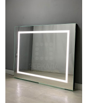 Гримерное зеркало без рамы со светодиодной подсветкой 60х80 см