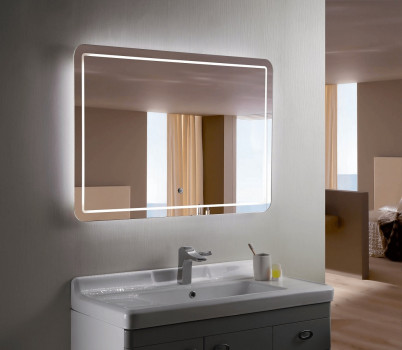 Зеркало с подсветкой для ванной комнаты Анкона 180х80 см