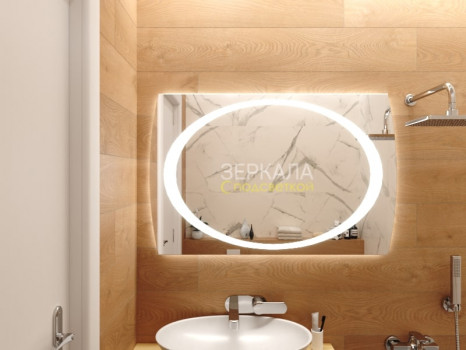 Зеркало для ванной с подсветкой Авелино СТ 180х80 см