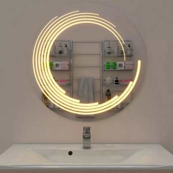 Круглое зеркало с подсветкой для ванной комнаты Старлайн