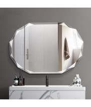 Овальное зеркальное полотно с фацетом от 50x70 см - ЗПЛ-2